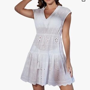 New eyelet swim cover